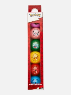 Enfant Primark Crayons De Couleur|Lot De 6 Surligneurs Empilables Pokémon