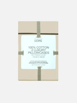 Primark Draps Et Taies D'Oreillers|Lot De 2 Taies D'oreiller à 300 Fils