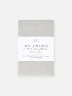 Primark Draps Et Taies D'Oreillers|Lot De 2 Taies D'oreiller Essential