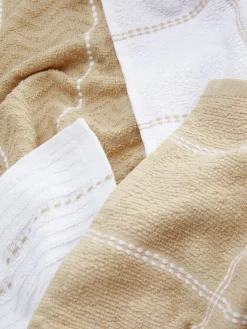 Primark Art De La Table|Lot De 4 Torchons En Coton éponge