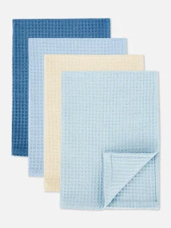 Primark Art De La Table|Lot De 4 Torchons Gaufrés