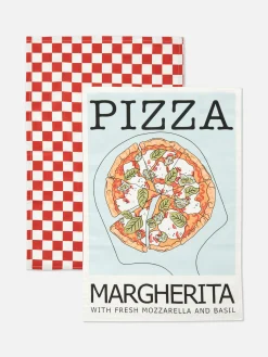 Primark Art De La Table|Lot De 2 Torchons Imprimés