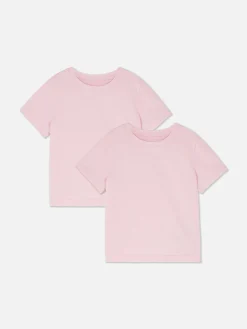Enfant Primark Hauts Et T-Shirts|Lot De 2 T-shirts D'école à Manches Courtes