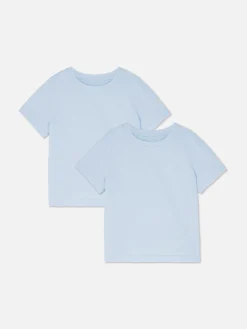 Enfant Primark Hauts Et T-Shirts|Lot De 2 T-shirts D'école à Manches Courtes