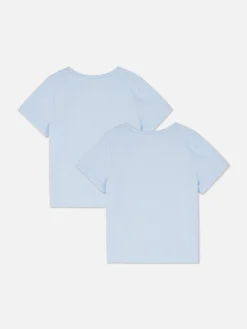 Enfant Primark Hauts Et T-Shirts|Lot De 2 T-shirts D'école à Manches Courtes