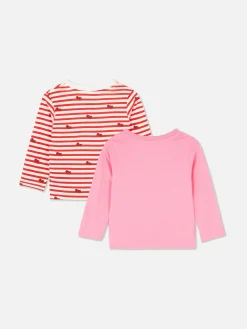 Primark Hauts Et T-Shirts|Lot De 2 T-shirts Hello Kitty à Manches Longues