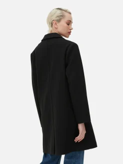 Femme Primark Manteaux Et Vestes|Manteau à Boutonnage Simple Classique