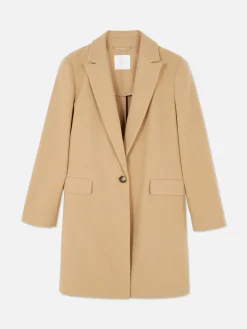 Femme Primark Manteaux Et Vestes|Manteau à Boutonnage Simple Classique