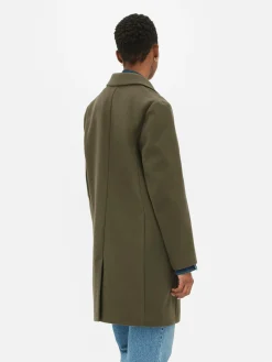 Femme Primark Manteaux Et Vestes|Manteau à Boutonnage Simple Classique