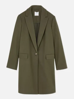 Femme Primark Manteaux Et Vestes|Manteau à Boutonnage Simple Classique