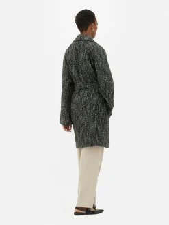 Femme Primark Manteaux Et Vestes|Manteau à Chevrons Avec Ceinture