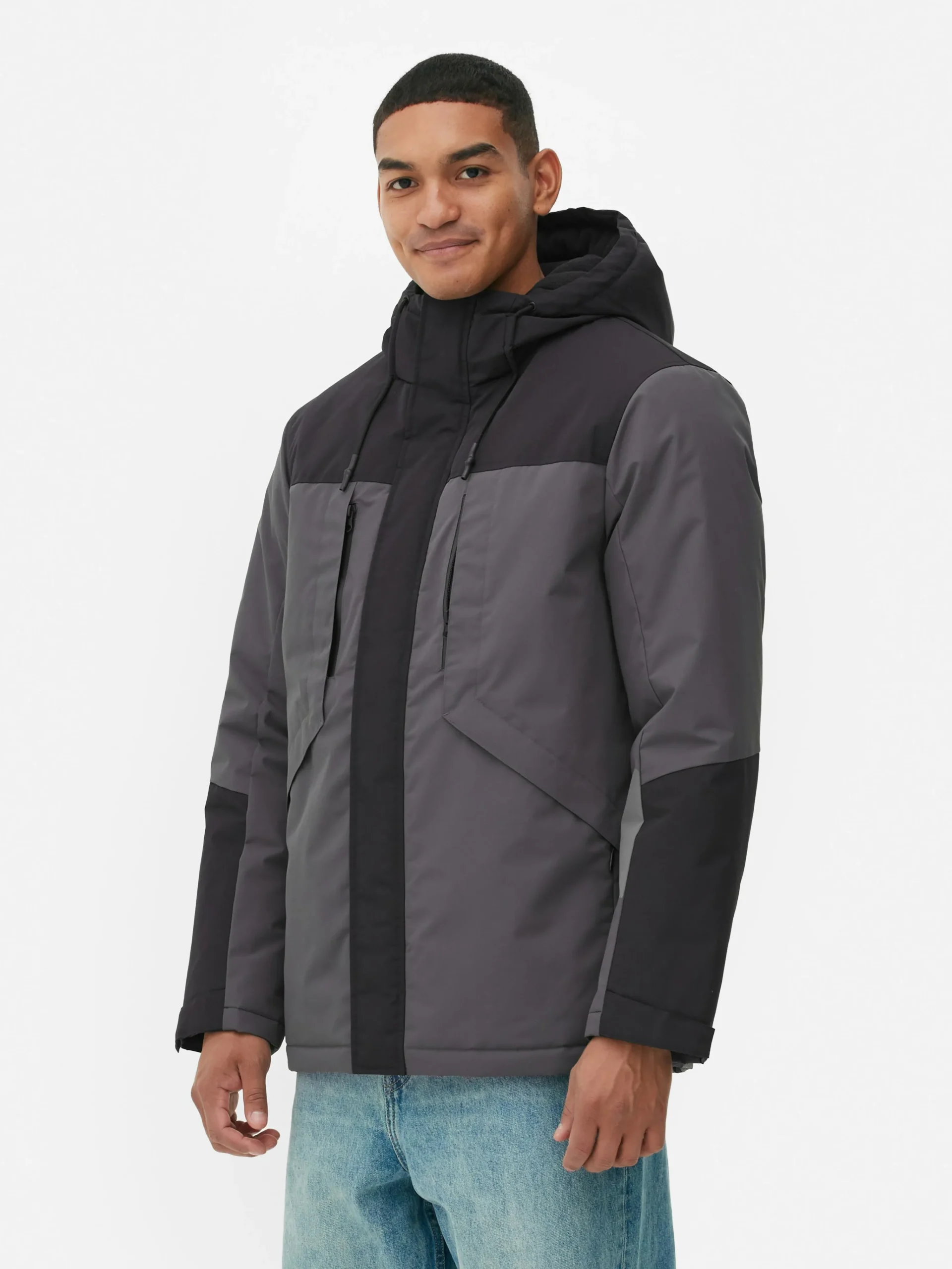 Homme Primark Manteaux Et Vestes|Manteau Court Color Block