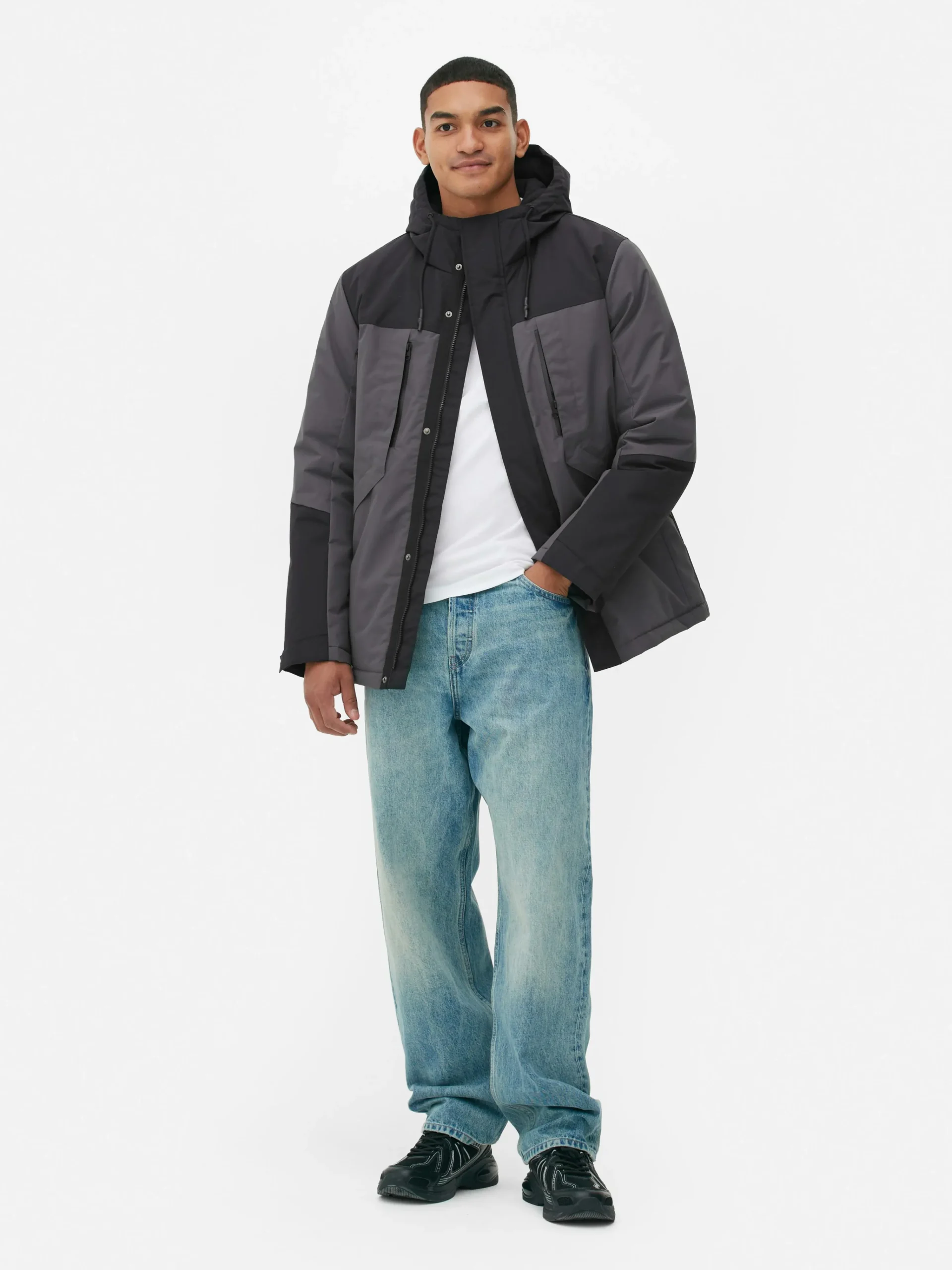 Homme Primark Manteaux Et Vestes|Manteau Court Color Block