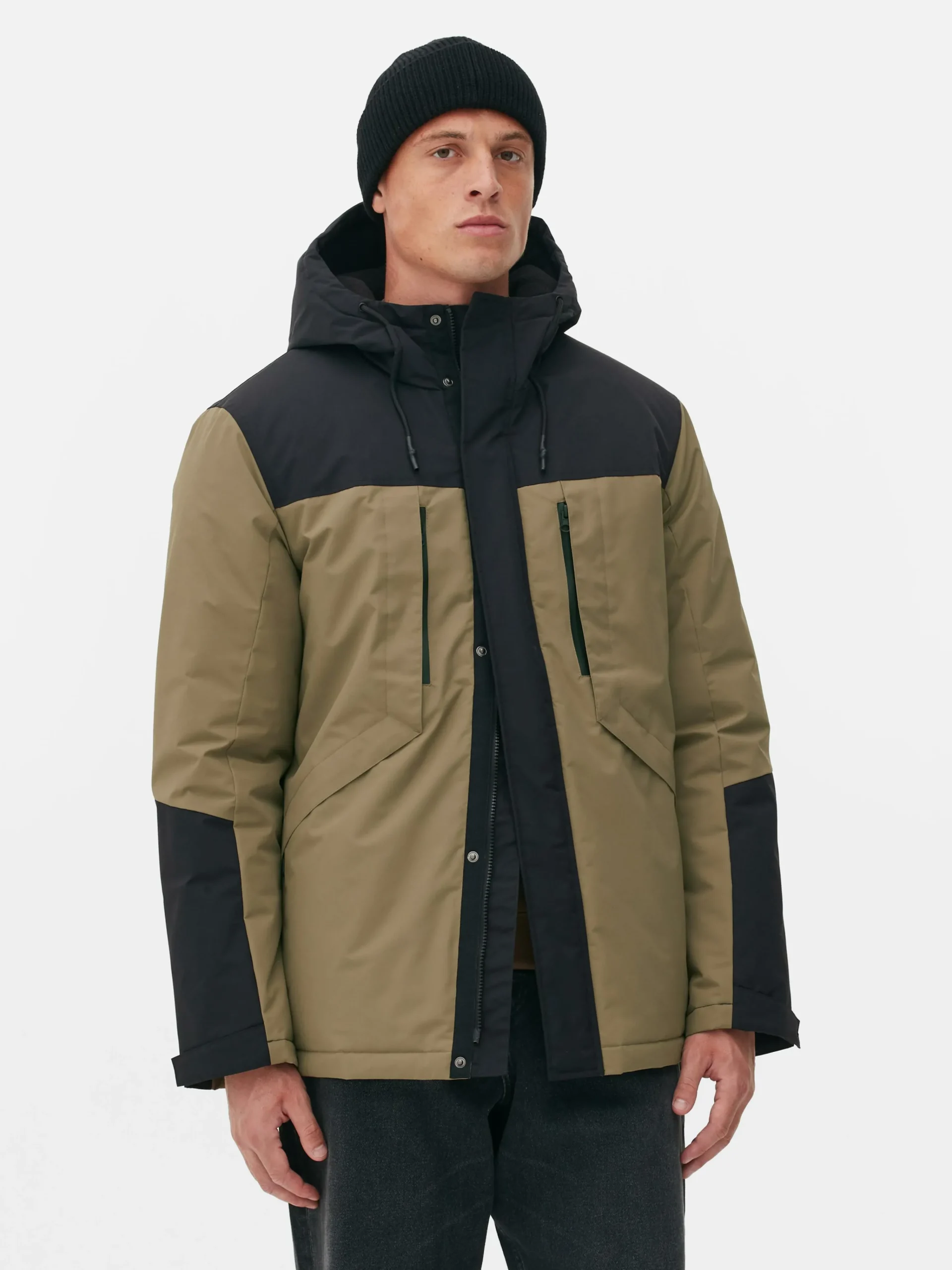 Homme Primark Manteaux Et Vestes|Manteau Court Color Block