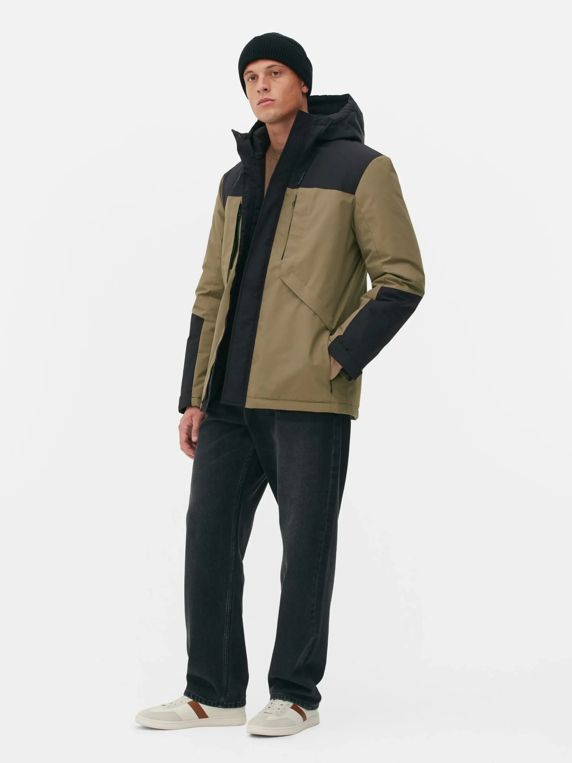 Homme Primark Manteaux Et Vestes|Manteau Court Color Block