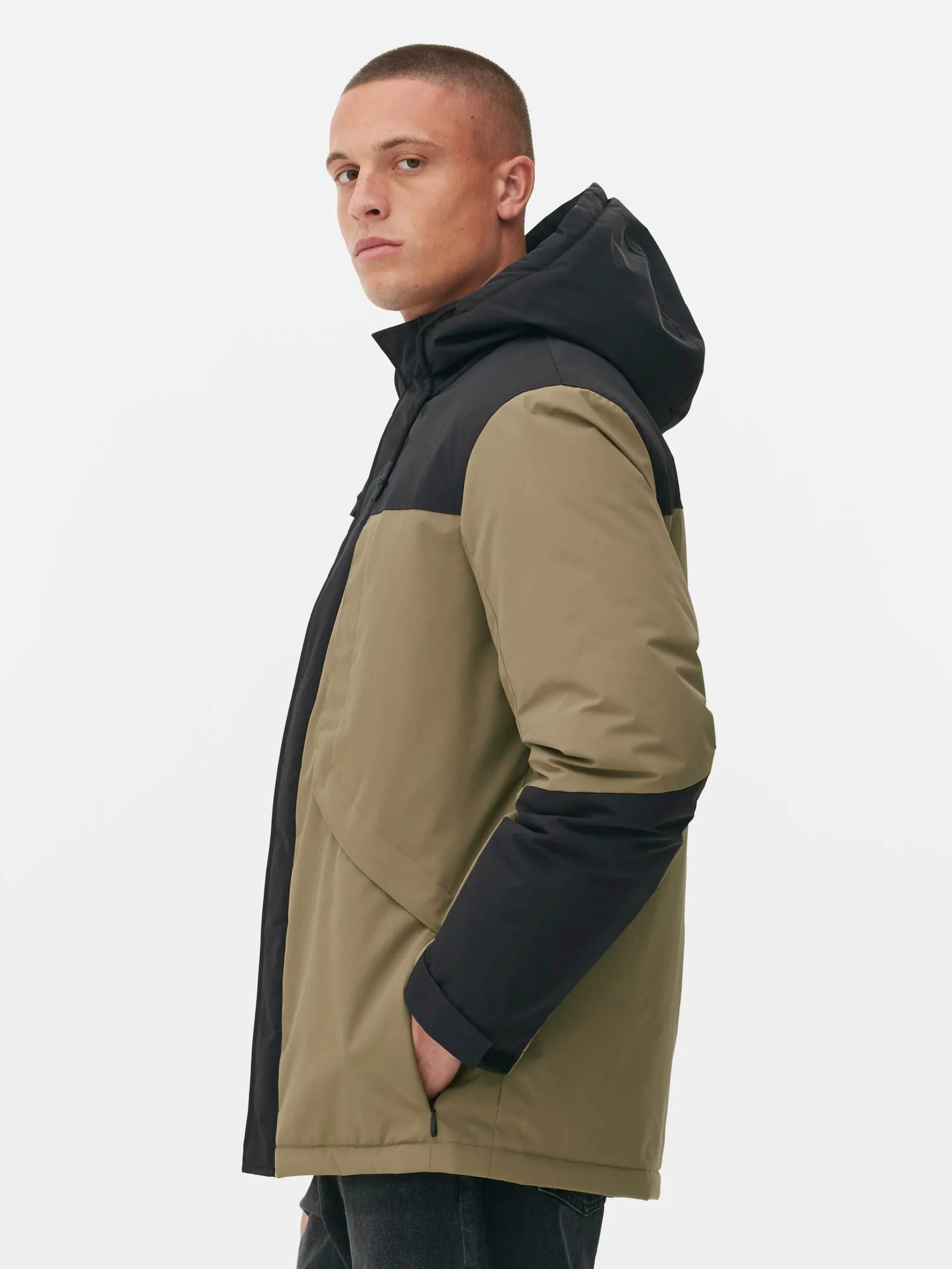 Homme Primark Manteaux Et Vestes|Manteau Court Color Block