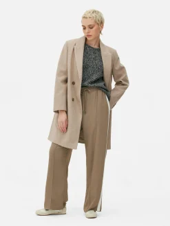 Femme Primark Manteaux Et Vestes|Manteau Croisé En Sergé