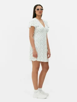 Femme Primark Robes|Mini Robe à Manches Courtes