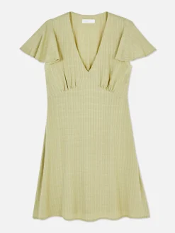 Femme Primark Robes|Mini Robe à Manches Courtes