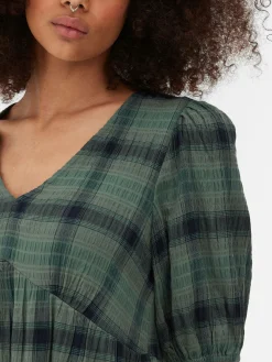 Femme Primark Robes|Mini Robe Cintrée à Carreaux