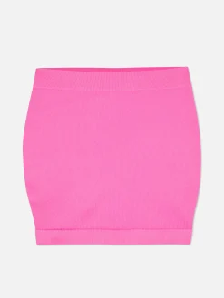 Femme Primark Jupes|Mini-jupe Côtelée Sans Coutures