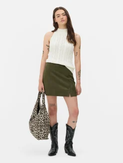 Femme Primark Jupes|Mini-jupe En Suédine