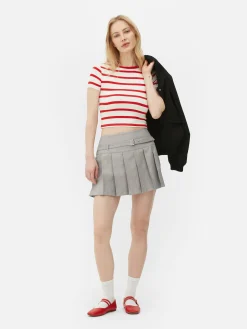 Femme Primark Jupes|Mini-jupe Plissée à Boucle