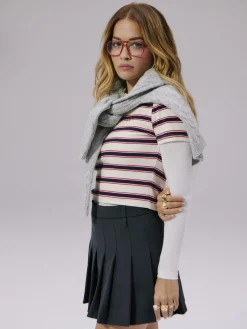 Femme Primark Jupes|Mini-jupe Plissée Rita Ora