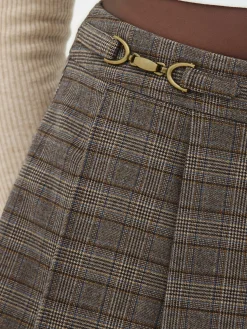 Femme Primark Shorts|Jupes|Mini-jupe-short à Carreaux Avec Mors Rita Ora