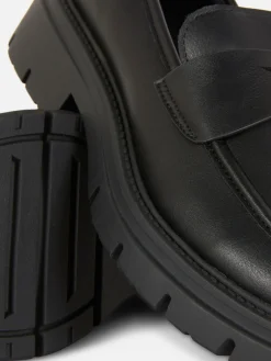 Femme Primark Ballerines|Mocassins En Simili Cuir à Semelle épaisse