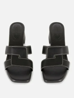 Femme Primark Chaussures À Talons|Mules à Talons Avec Bride à Maillon