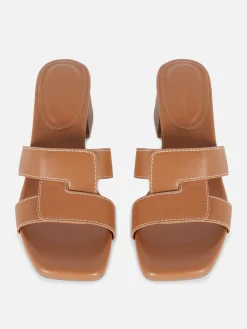 Femme Primark Chaussures À Talons|Mules à Talons Avec Bride à Maillon