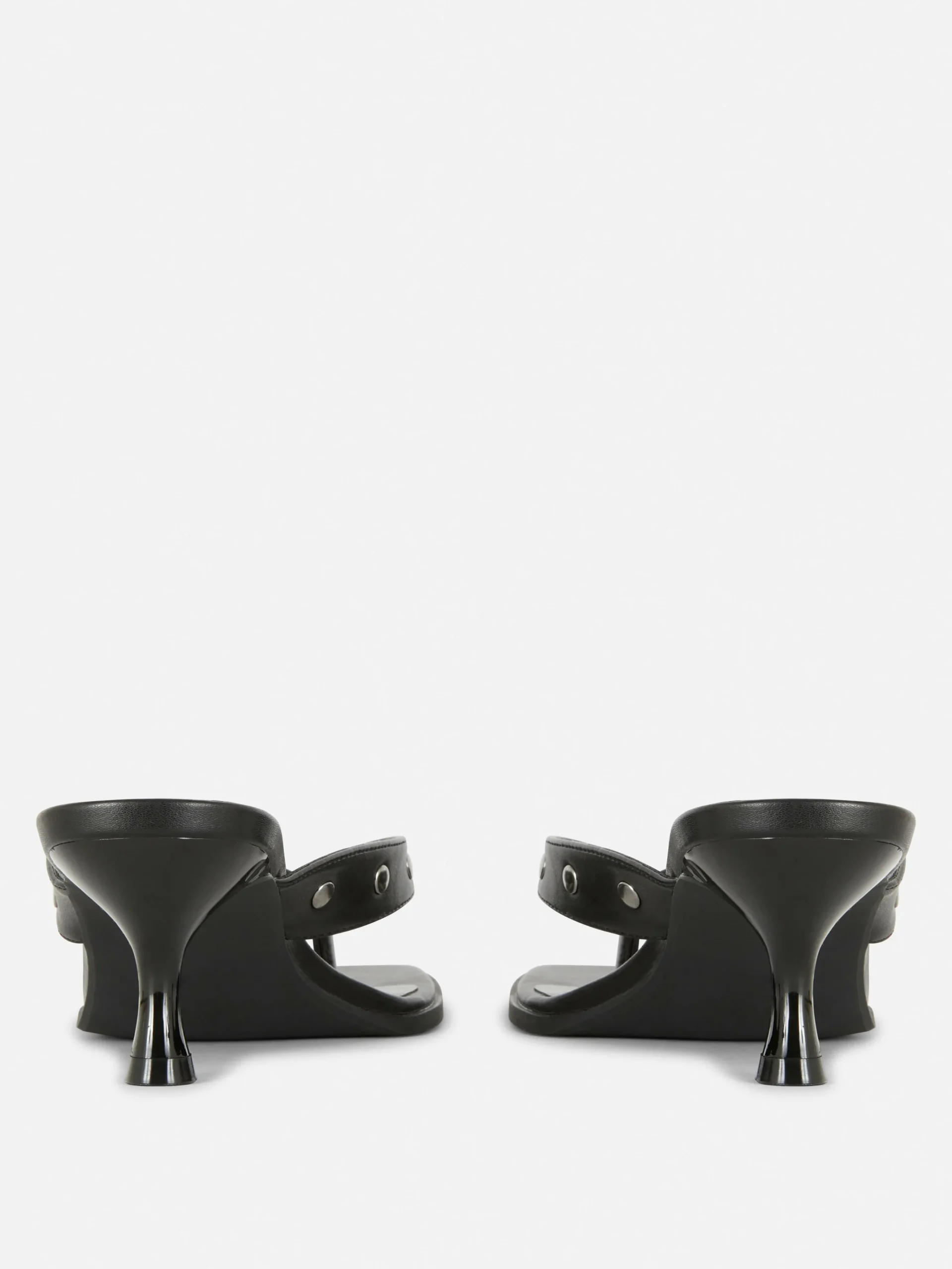 Femme Primark Chaussures À Talons|Mules Cloutées En Simili Cuir Rita Ora