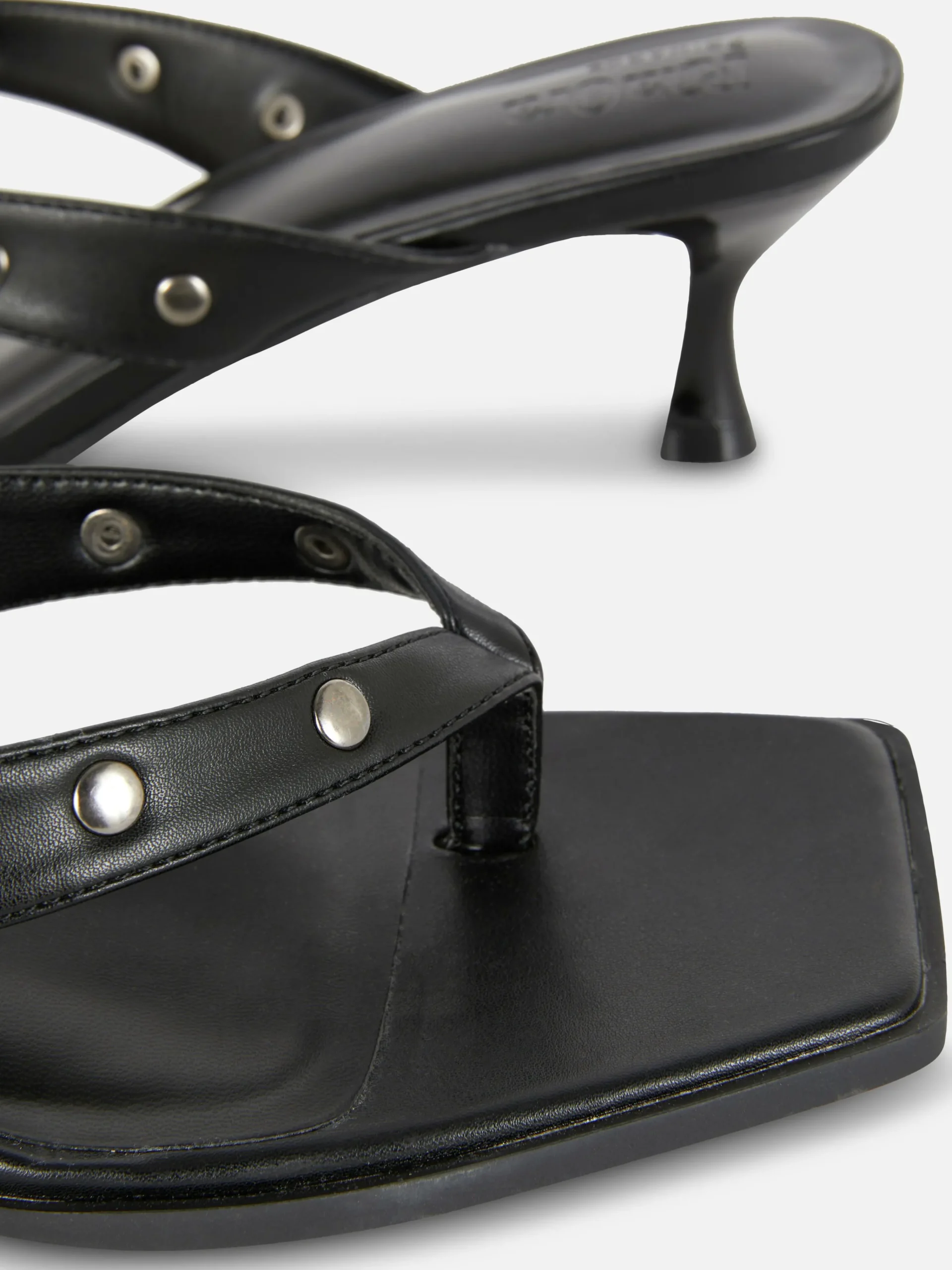 Femme Primark Chaussures À Talons|Mules Cloutées En Simili Cuir Rita Ora