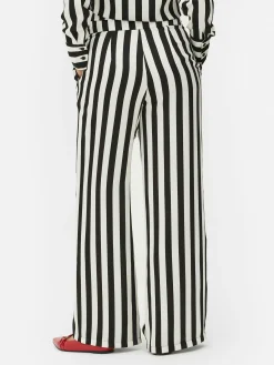 Femme Primark Vêtements Gothiques|Tout Halloween|Pantalon à Rayures Beetlejuice X Colleen Atwood