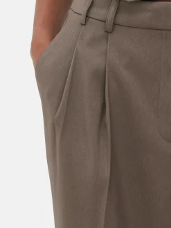 Femme Primark Pantalons Et Leggings|Pantalon Ajusté Plissé Sur Le Devant