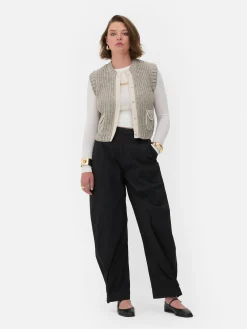 Femme Primark Pantalons Et Leggings|Pantalon Utilitaire Coupe Barrel Rita Ora