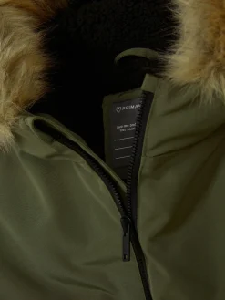 Enfant Primark Manteaux Et Vestes|Parka à Capuche En Fausse Fourrure