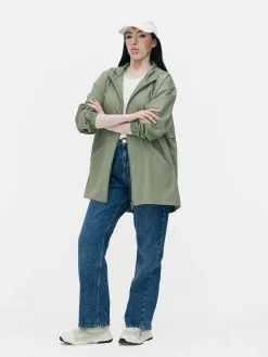 Femme Primark Manteaux Et Vestes|Parka Imperméable Légère à Capuche