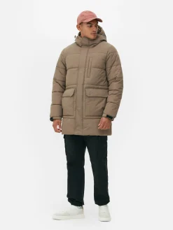 Homme Primark Manteaux Et Vestes|Parka Matelassée à Capuche