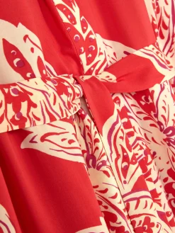 Femme Primark Peignoirs|Peignoir Mi-long à Fleurs Abstraites