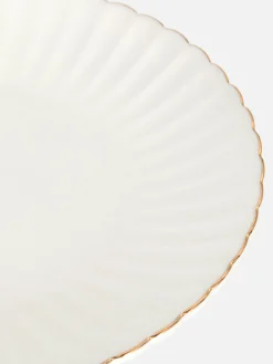 Primark Assiettes, Bols Et Plats|Art De La Table|Petite Assiette Festonnée à Détails Dorés