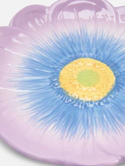 Primark Art De La Table|Assiettes, Bols Et Plats|Petite Assiette Texturée En Forme De Fleur