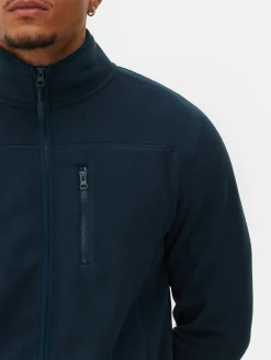 Homme Primark Manteaux Et Vestes|Polaire Zippée à Col Cheminée