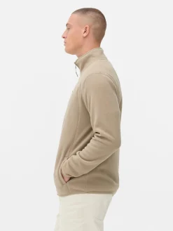 Homme Primark Manteaux Et Vestes|Polaire Zippée à Col Cheminée