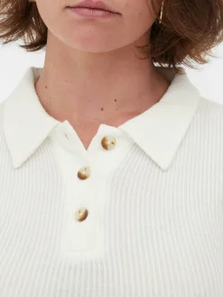 Femme Primark Hauts Et T-Shirts|Polo Côtelé à Manches Longues Rita Ora