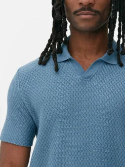 Homme Primark Hauts Et T-Shirts|Polo En Maille Texturée Kem