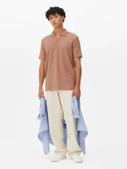 Homme Primark Hauts Et T-Shirts|Polo En Maille Texturée Kem