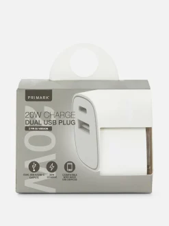 Primark Chargeurs|Prise D'adaptateur De Voyage Double à Deux Broches