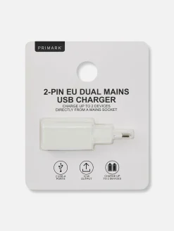 Primark Chargeurs|Prise USB à Double Fiche